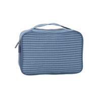 Crossing Waterproof Rayon Checked Packing Cube M - Blue
