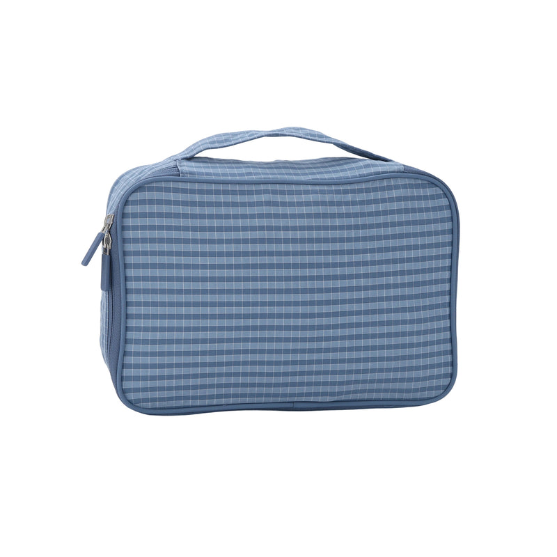 Crossing Waterproof Rayon Checked Packing Cube M - Blue