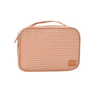 Crossing Waterproof Rayon Checked Packing Cube M - Coral