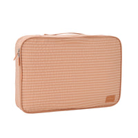 Crossing Waterproof Rayon Checked Packing Cube Set (2-Piece Set) - Coral