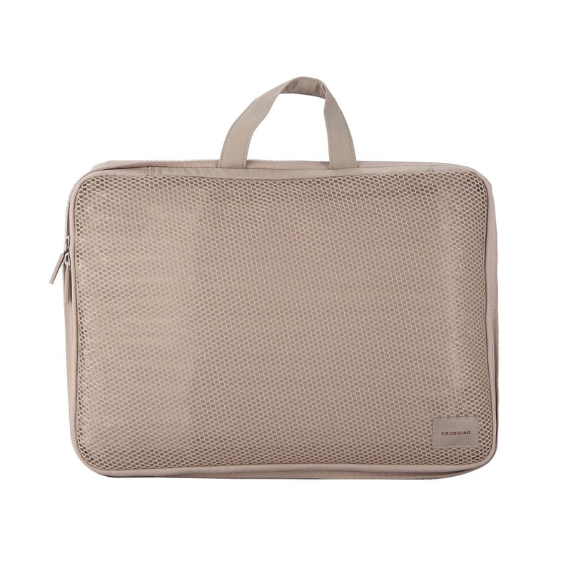 Crossing Waterproof Ripstop Nylon Compression Packing Cube M - Light Grey