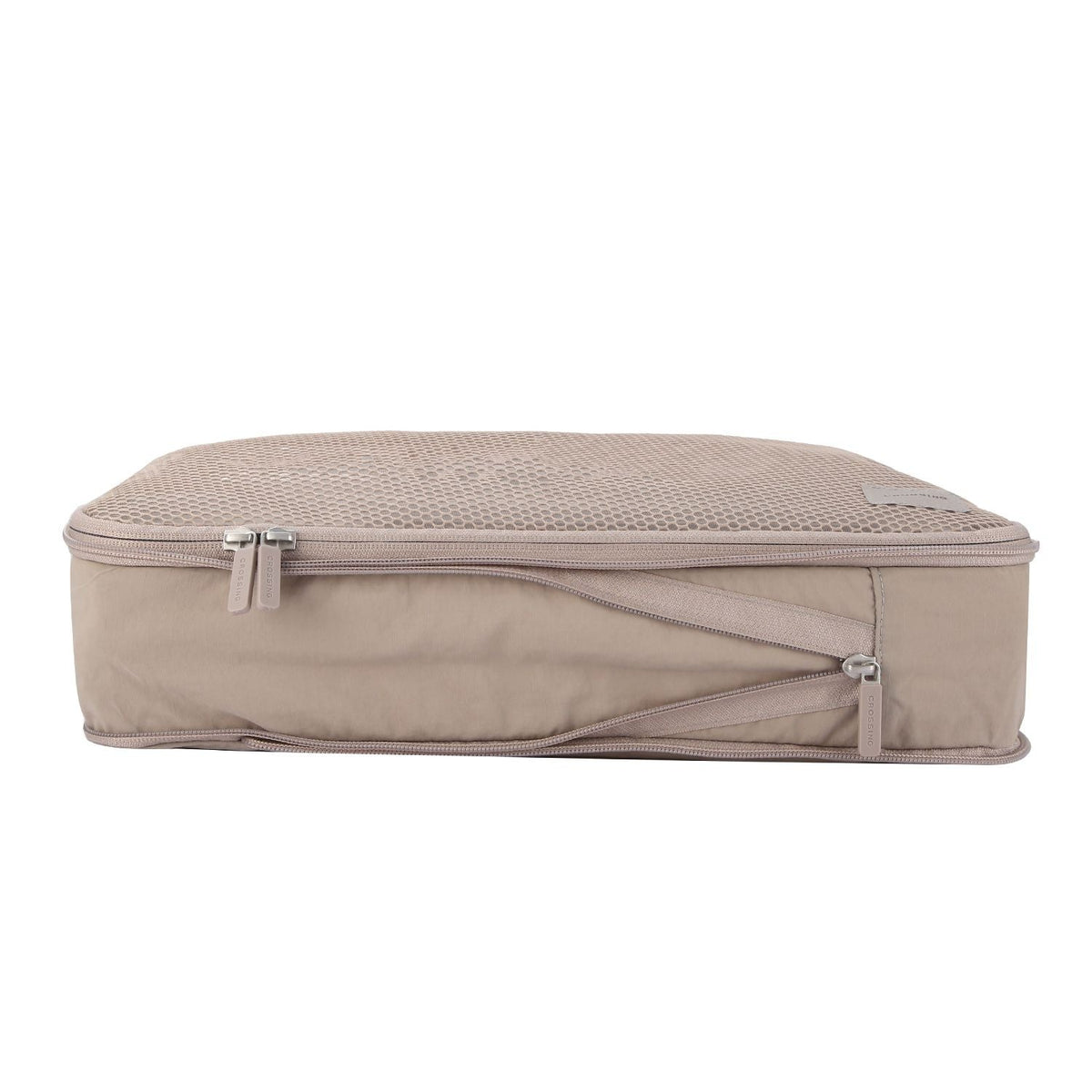 Crossing Waterproof Ripstop Nylon Compression Packing Cube M - Light Grey