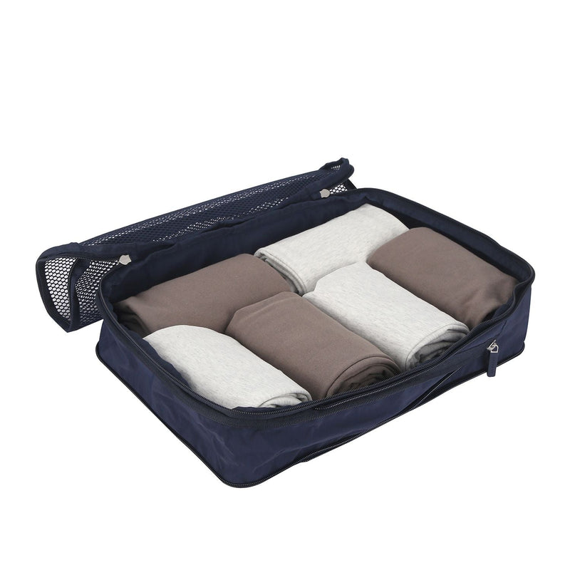 Crossing Waterproof Ripstop Nylon Compression Packing Cube M - Navy