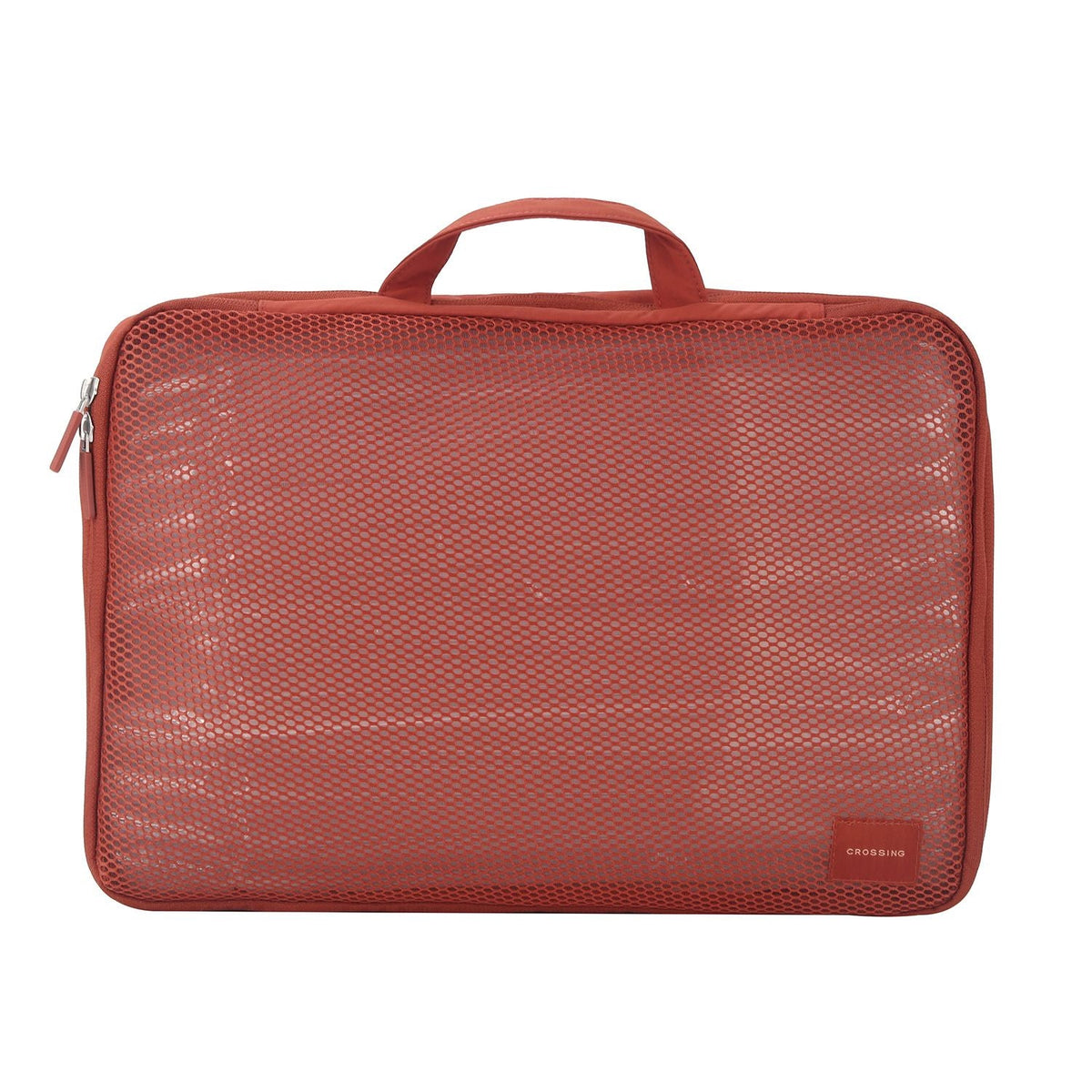 Crossing Waterproof Ripstop Nylon Compression Packing Cube M - Rust Orange