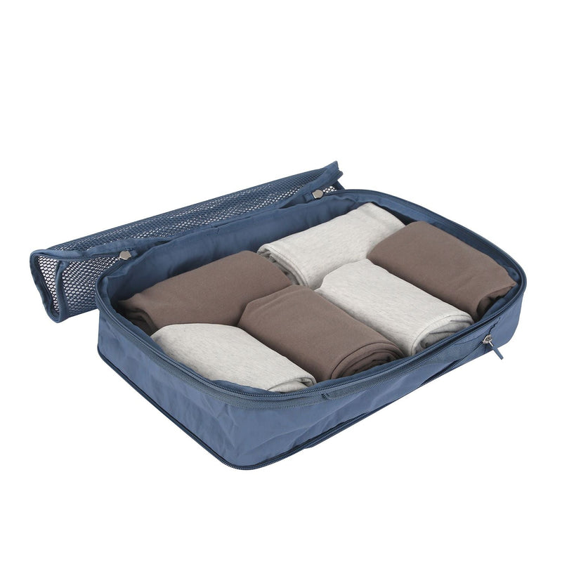 Crossing Waterproof Ripstop Nylon Compression Packing Cube M - Smoke Blue