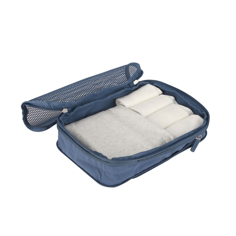 Crossing Waterproof Ripstop Nylon Compression Packing Cube S - Smoke Blue