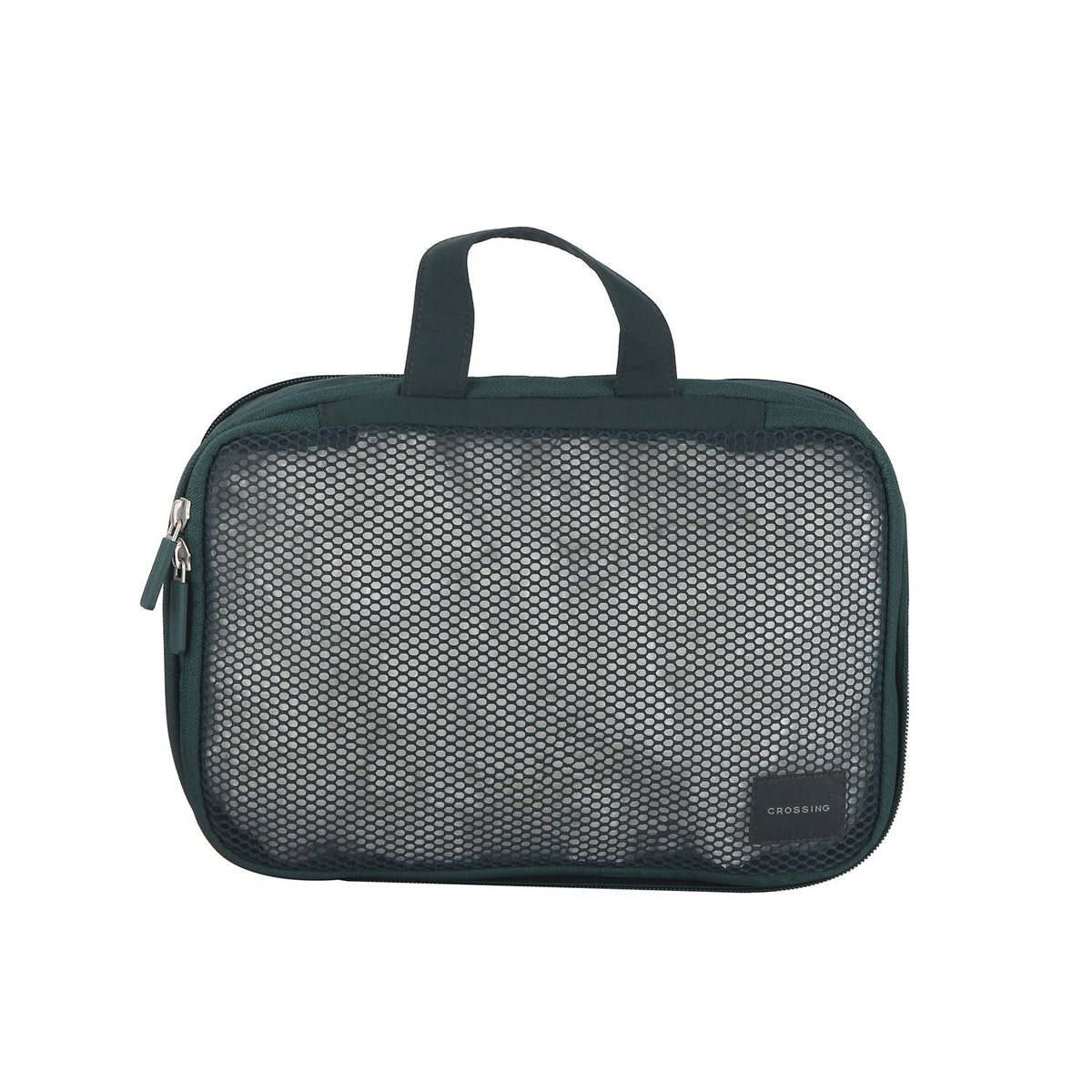 Crossing Waterproof Ripstop Nylon Compression Packing Cube Set (2-Piece Set) - Forest Green