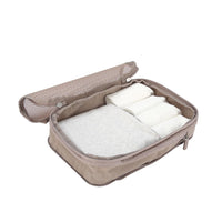 Crossing Waterproof Ripstop Nylon Compression Packing Cube Set (2-Piece Set) - Light Grey