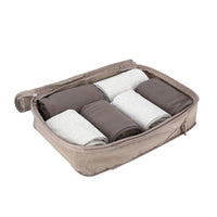 Crossing Waterproof Ripstop Nylon Compression Packing Cube Set (2-Piece Set) - Light Grey