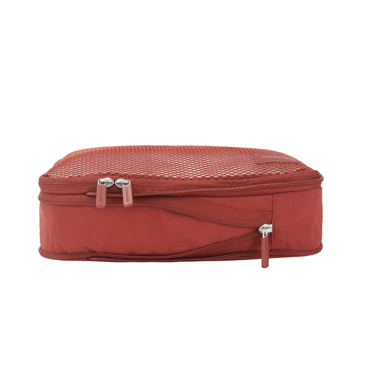 Crossing Waterproof Ripstop Nylon Compression Packing Cube Set (2-Piece Set) - Rust Orange