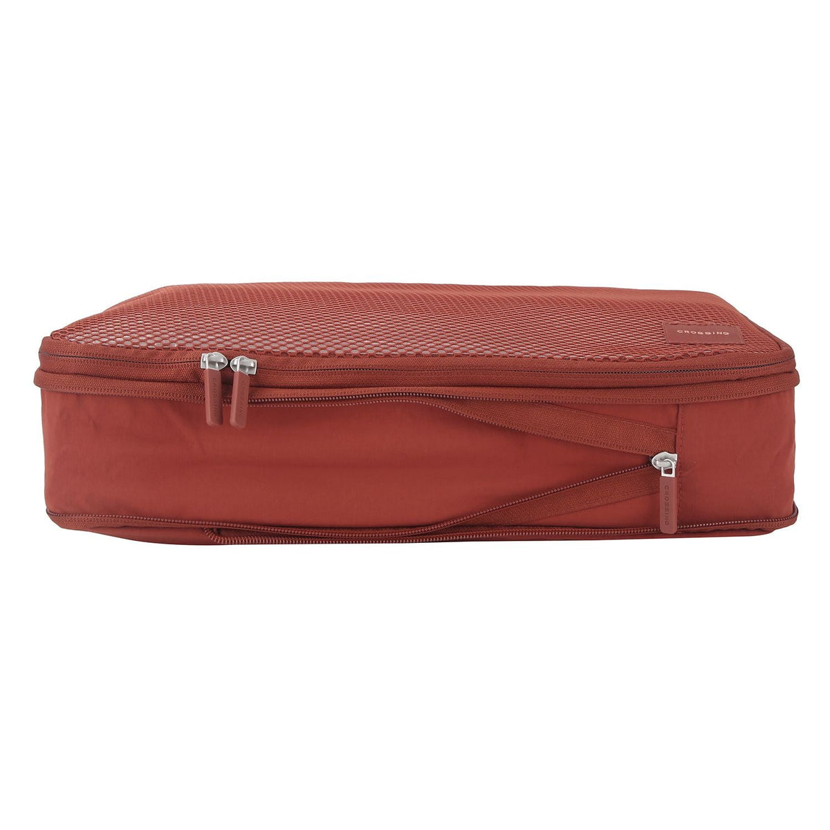 Crossing Waterproof Ripstop Nylon Compression Packing Cube Set (2-Piece Set) - Rust Orange
