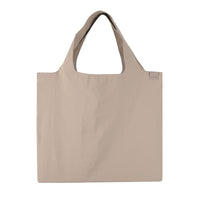 Crossing Waterproof Ripstop Nylon Foldable Tote Bag - Light Grey