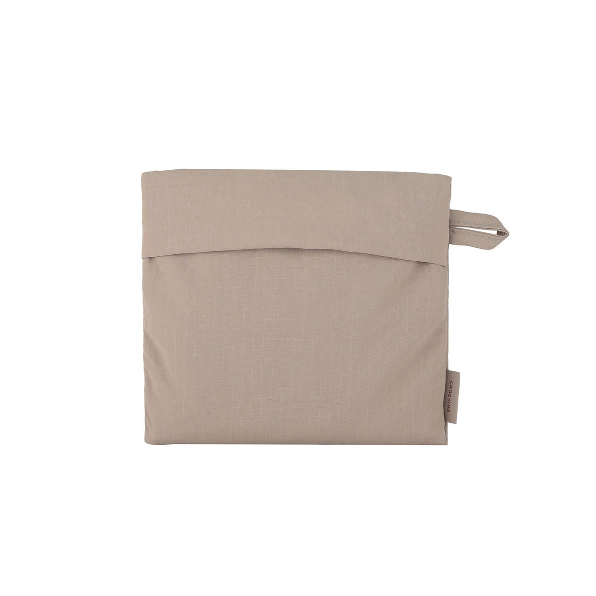 Crossing Waterproof Ripstop Nylon Foldable Tote Bag - Light Grey