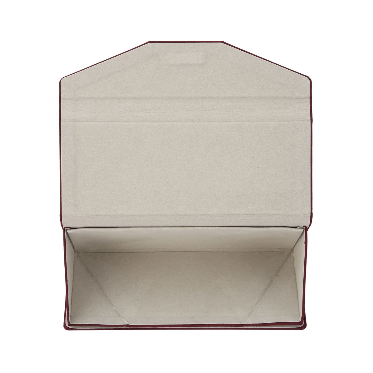 Crossing Waterproof Ripstop Nylon Foldable Glasses Case - Burgundy