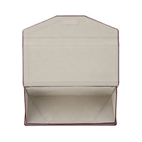 Crossing Waterproof Ripstop Nylon Foldable Glasses Case - Burgundy