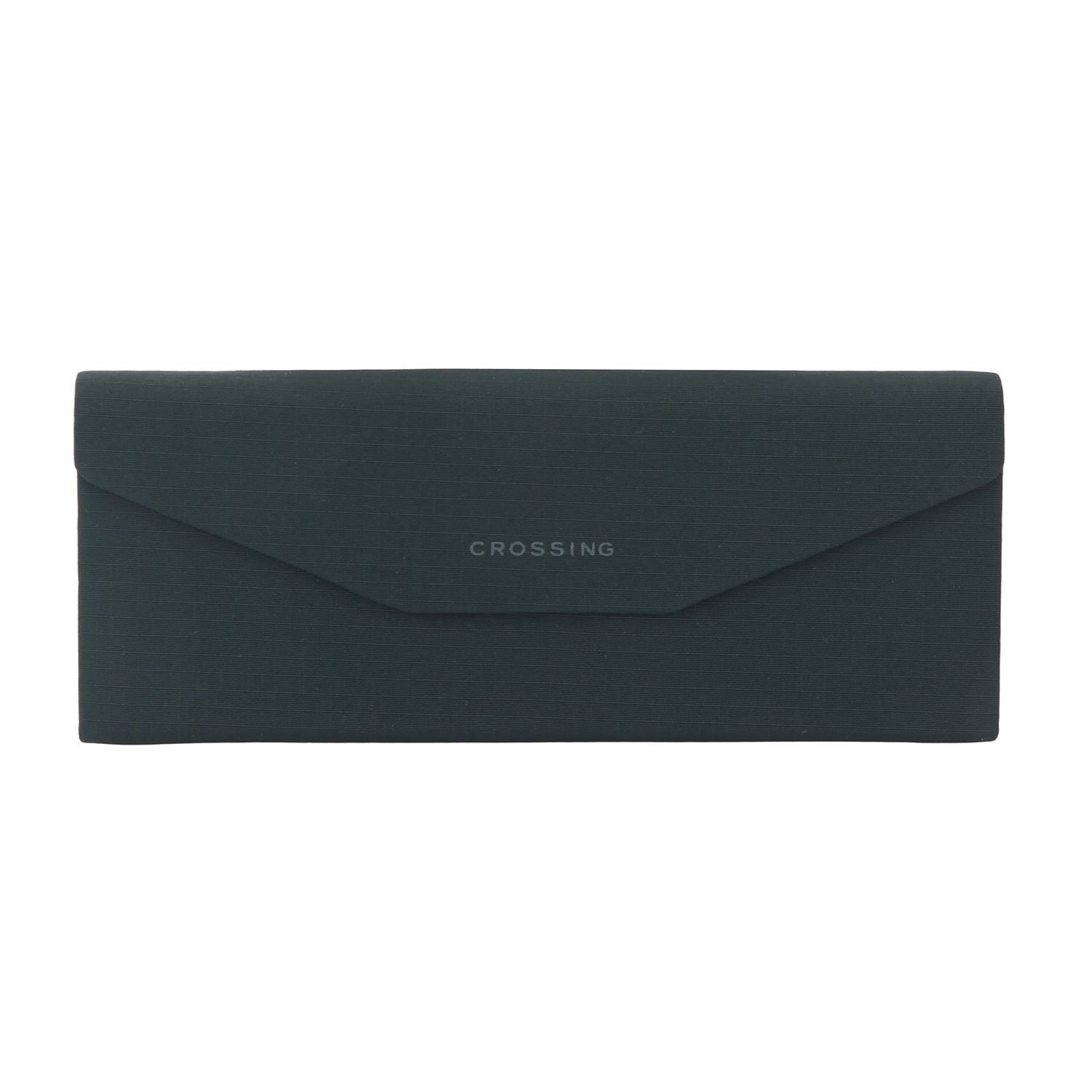 Crossing Waterproof Ripstop Nylon Foldable Glasses Case - Forest Green