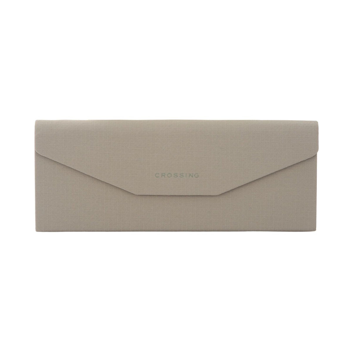 Crossing Waterproof Ripstop Nylon Foldable Glasses Case - Grey
