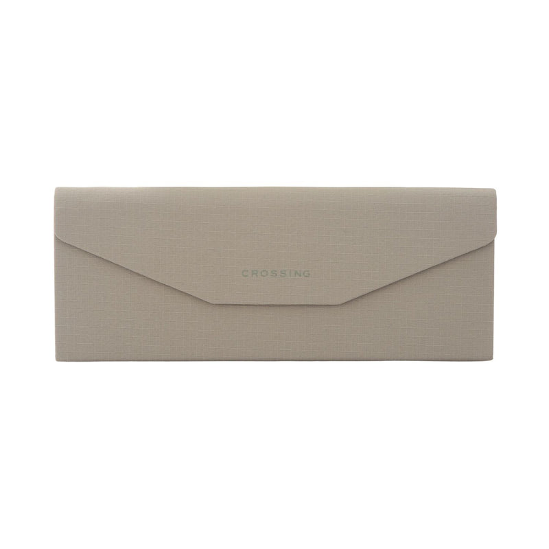 Crossing Waterproof Ripstop Nylon Foldable Glasses Case - Grey