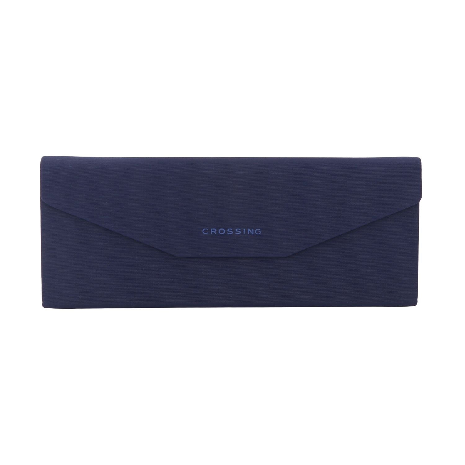 Crossing Waterproof Ripstop Nylon Foldable Glasses Case - Navy