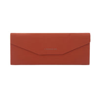 Crossing Waterproof Ripstop Nylon Foldable Glasses Case - Rust Orange
