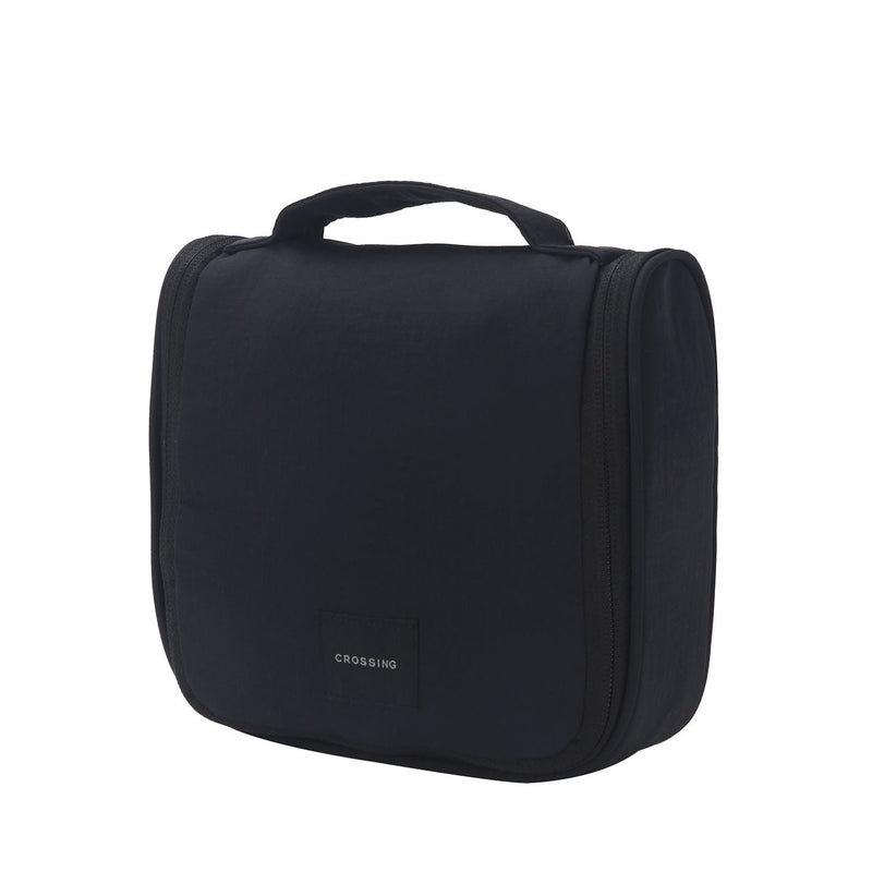 Crossing Waterproof Ripstop Nylon Hanging Toiletry Kit - Black