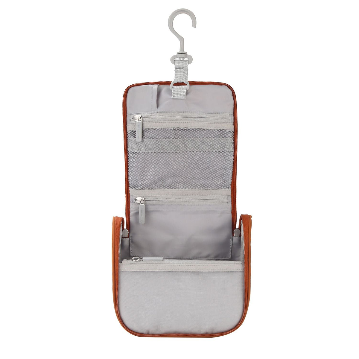 Crossing Waterproof Ripstop Nylon Hanging Toiletry Kit - Brick