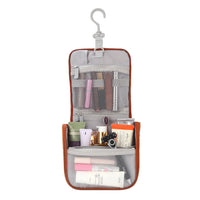 Crossing Waterproof Ripstop Nylon Hanging Toiletry Kit - Brick