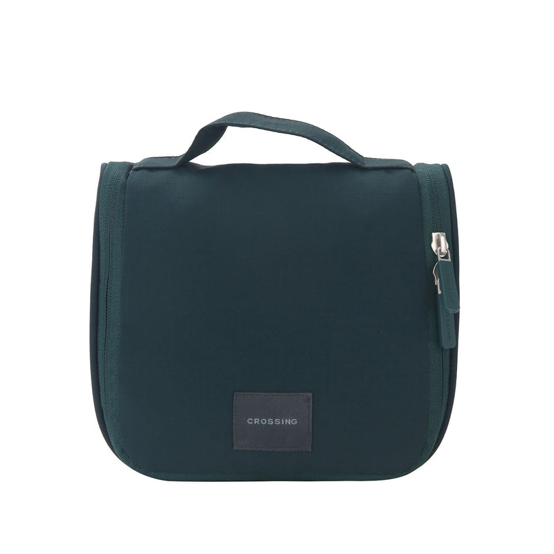 Crossing Waterproof Ripstop Nylon Hanging Toiletry Kit - Forest Green