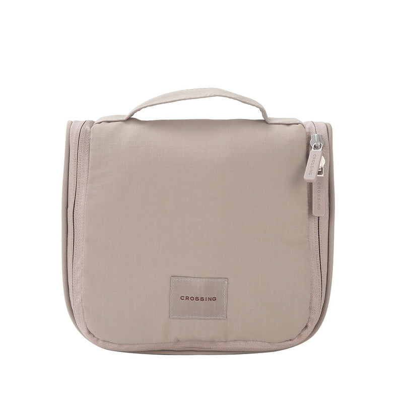 Crossing Waterproof Ripstop Nylon Hanging Toiletry Kit - Light Grey