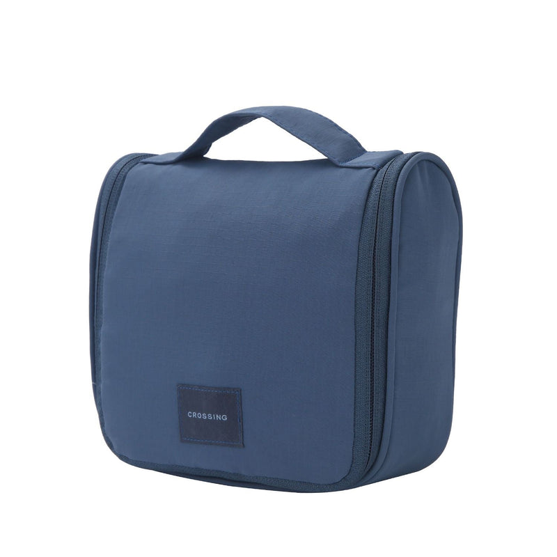 Crossing Waterproof Ripstop Nylon Hanging Toiletry Kit - Smoke Blue