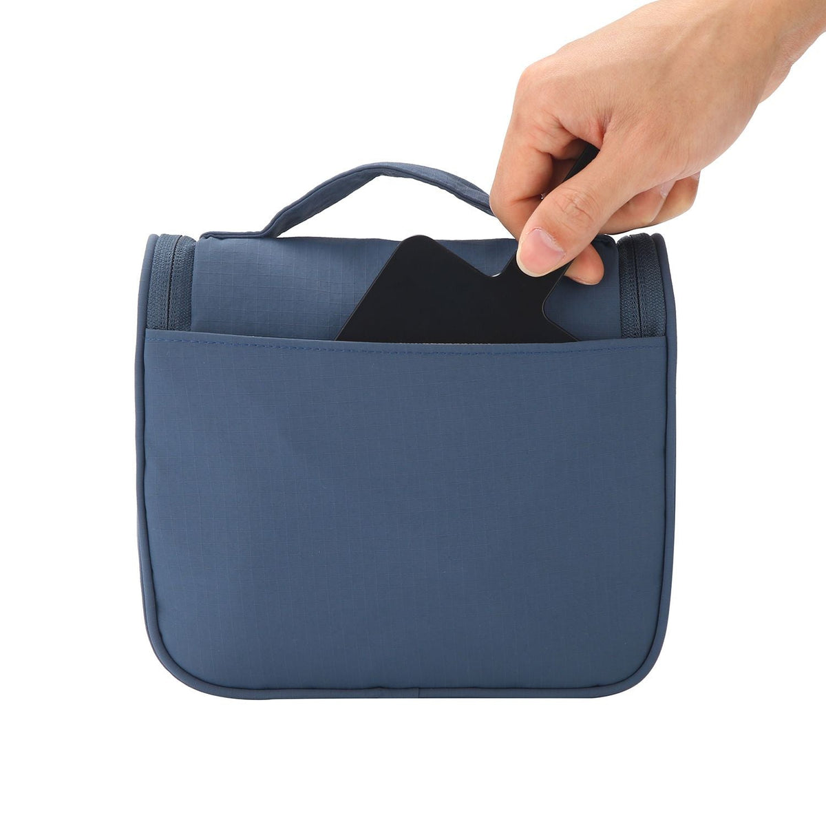 Crossing Waterproof Ripstop Nylon Hanging Toiletry Kit - Smoke Blue