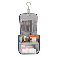 Crossing Waterproof Ripstop Nylon Hanging Toiletry Kit - Smoke Blue