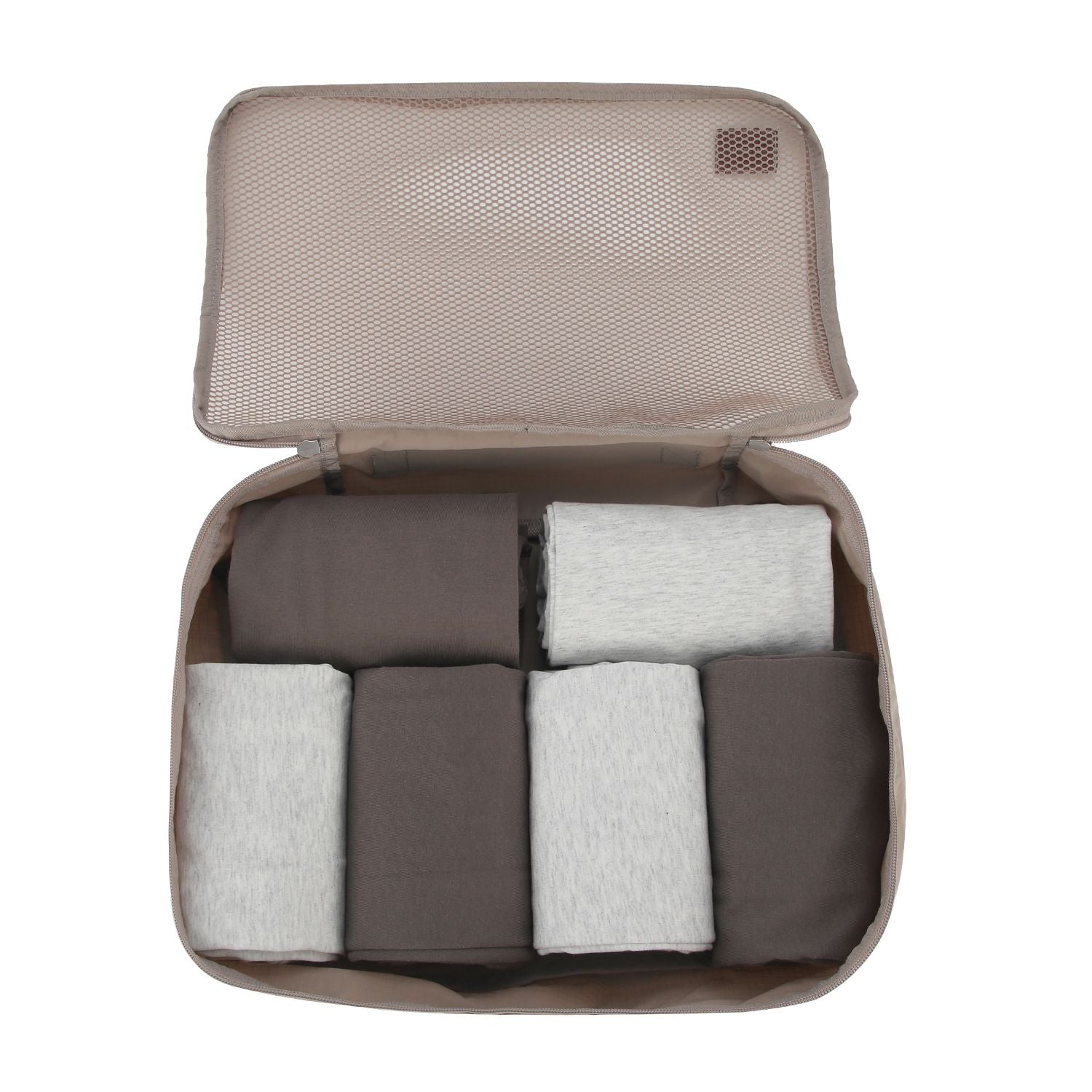 Crossing Waterproof Ripstop Nylon Packing Cube M - Light Grey