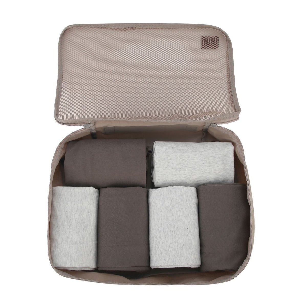 Crossing Waterproof Ripstop Nylon Packing Cube M - Light Grey