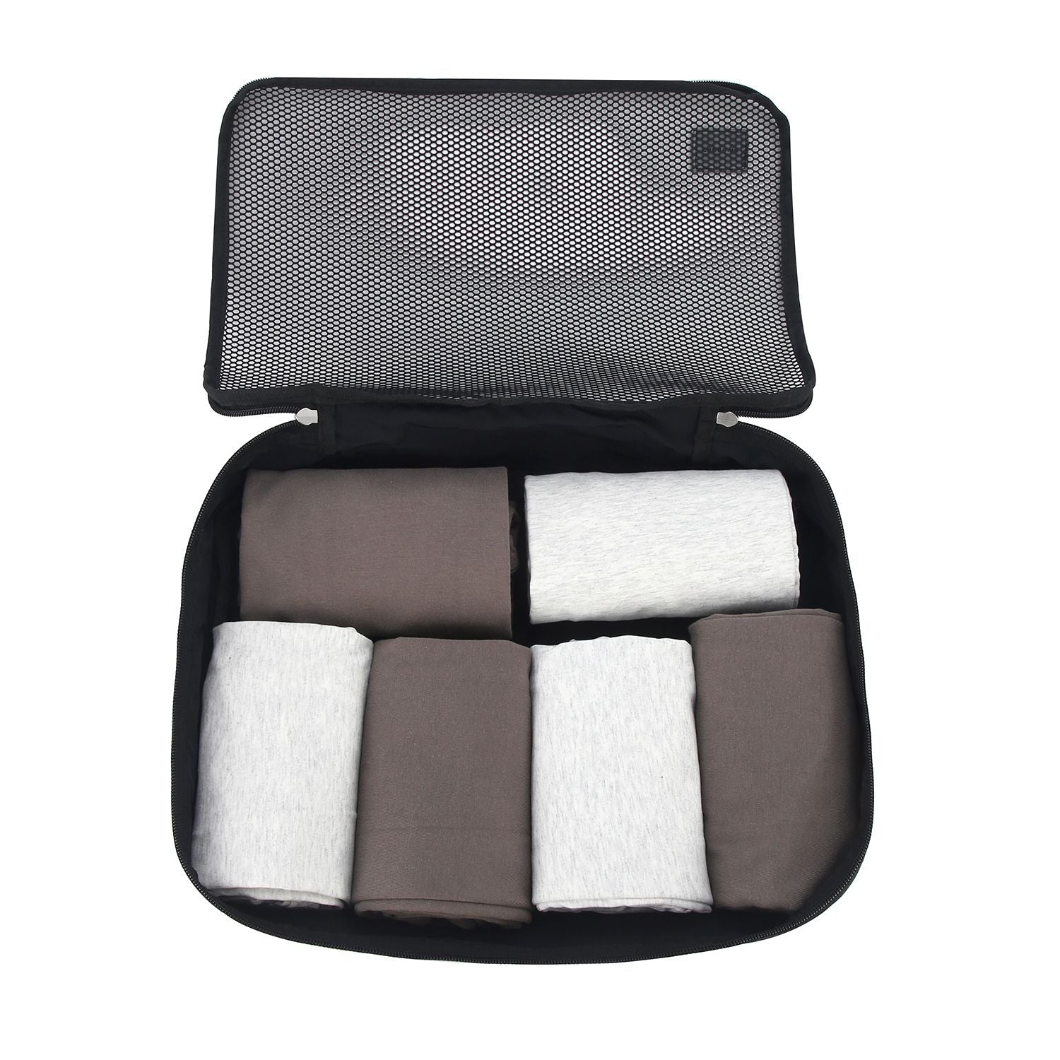 Crossing Waterproof Ripstop Nylon Packing Cube Set (4-Piece Set) - Black