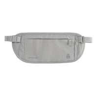 Crossing Waterproof Ripstop Nylon RFID Blocking Travel Waist Wallet - Light Grey
