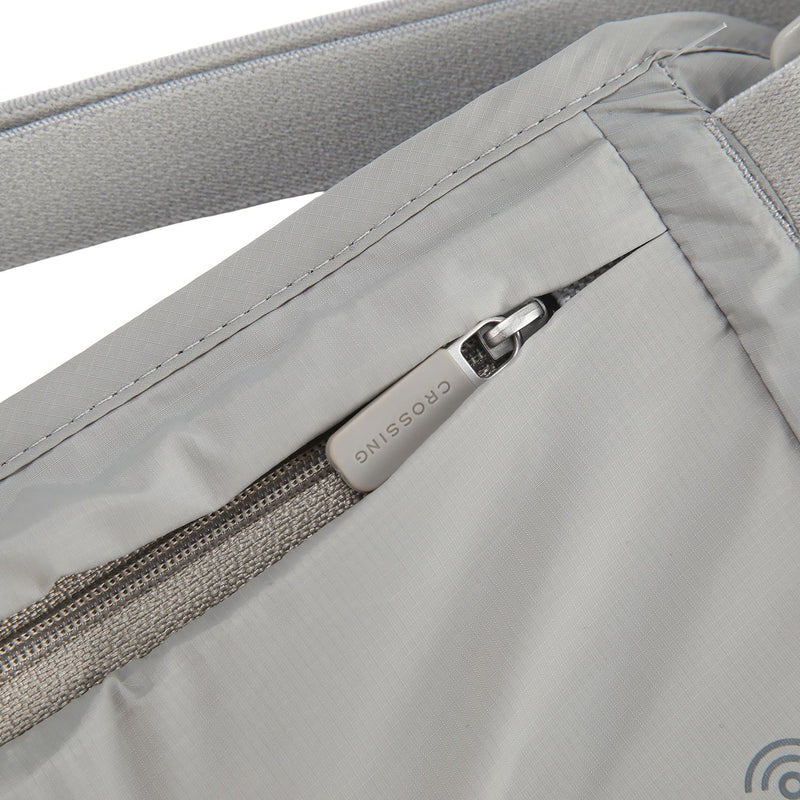 Crossing Waterproof Ripstop Nylon RFID Blocking Travel Waist Wallet - Light Grey