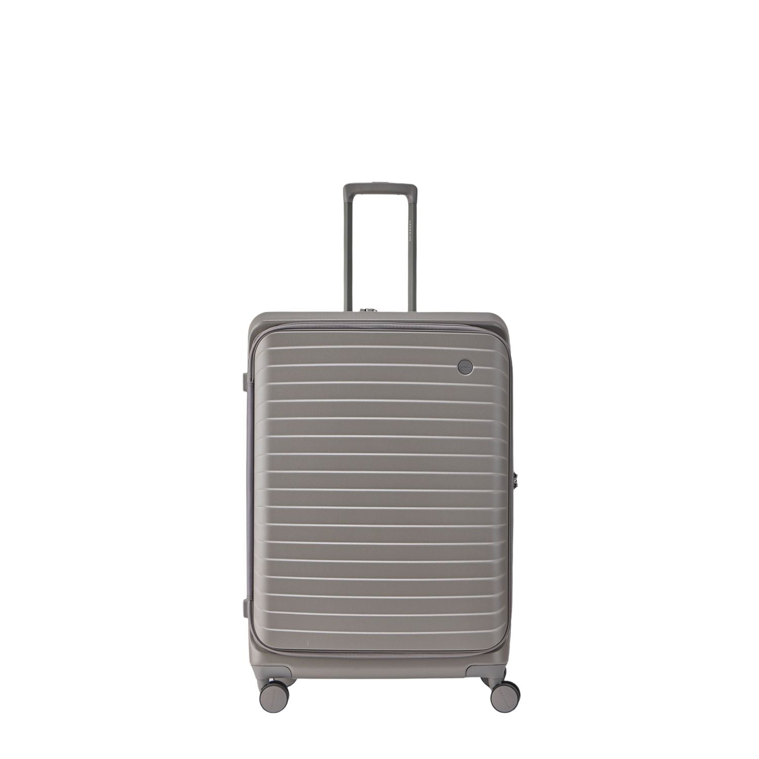 CROSSING INVI 20" Carry On Expandable Luggage With Front & Middle Access - Latte