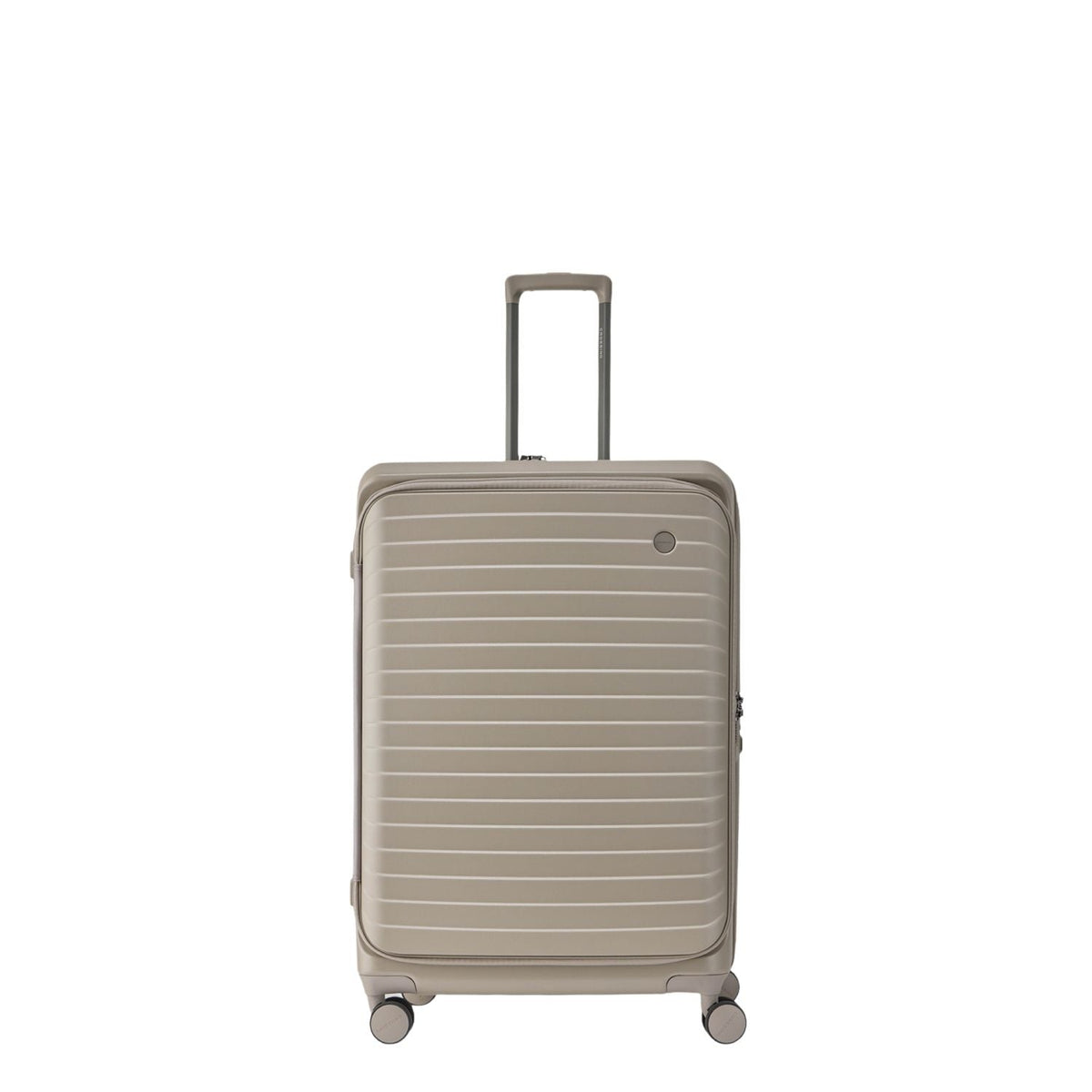CROSSING INVI 20" Carry On Expandable Luggage With Front & Middle Access - Taupe