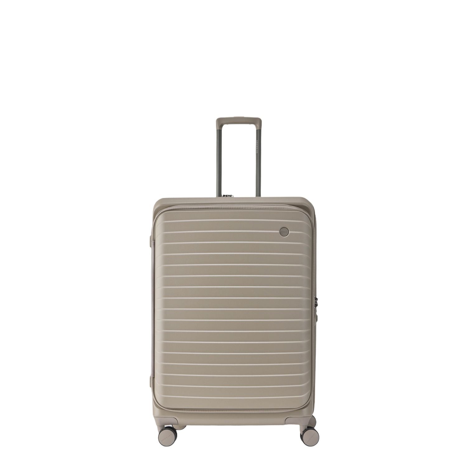 CROSSING INVI 20" Carry On Expandable Luggage With Front & Middle Access - Taupe