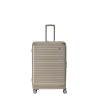 CROSSING INVI 20" Carry On Expandable Luggage With Front & Middle Access - Taupe
