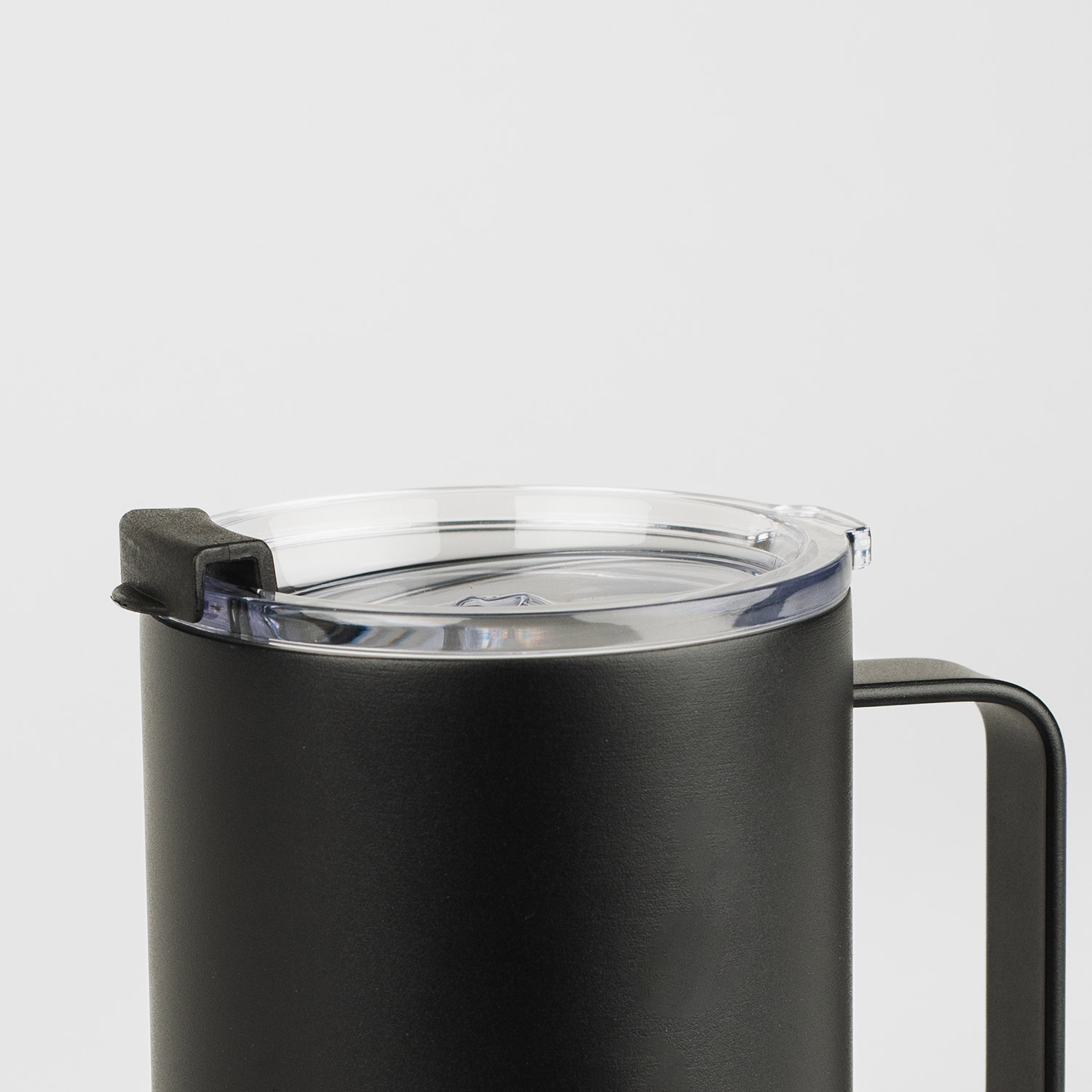 Crossing Neo Insulated SS Ceramic Mug W Handle And Lid 420ml - Ebony (3)